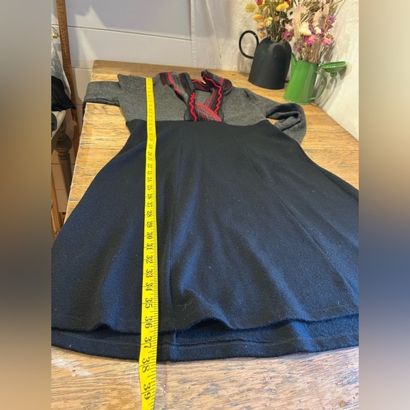 📍Graphic Knit Dress – Luc Fontaine (Size M) - Picture 6 of 10